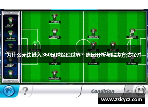 为什么无法进入360足球经理世界？原因分析与解决方法探讨
